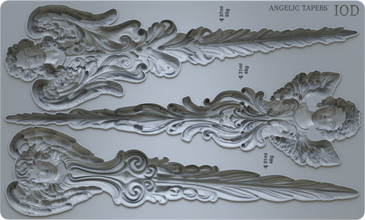 Angelic Tapers Mould (IOD) Iron Orchid Designs- 6x10