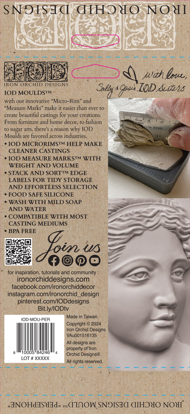 Persephone Mould (IOD) Iron Orchid Designs– 5x7