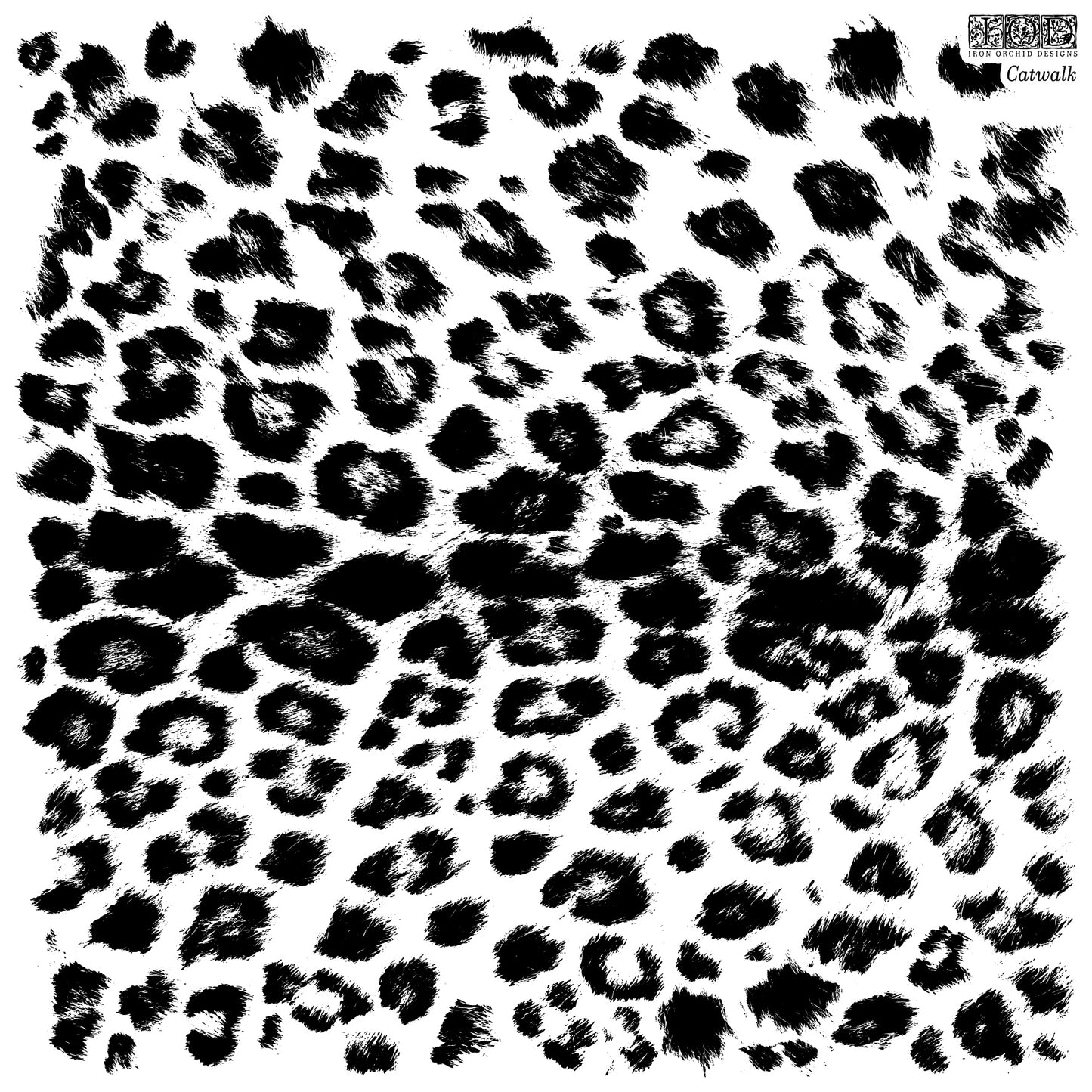 Catwalk Stamp (IOD) Iron Orchid Designs- 12x12