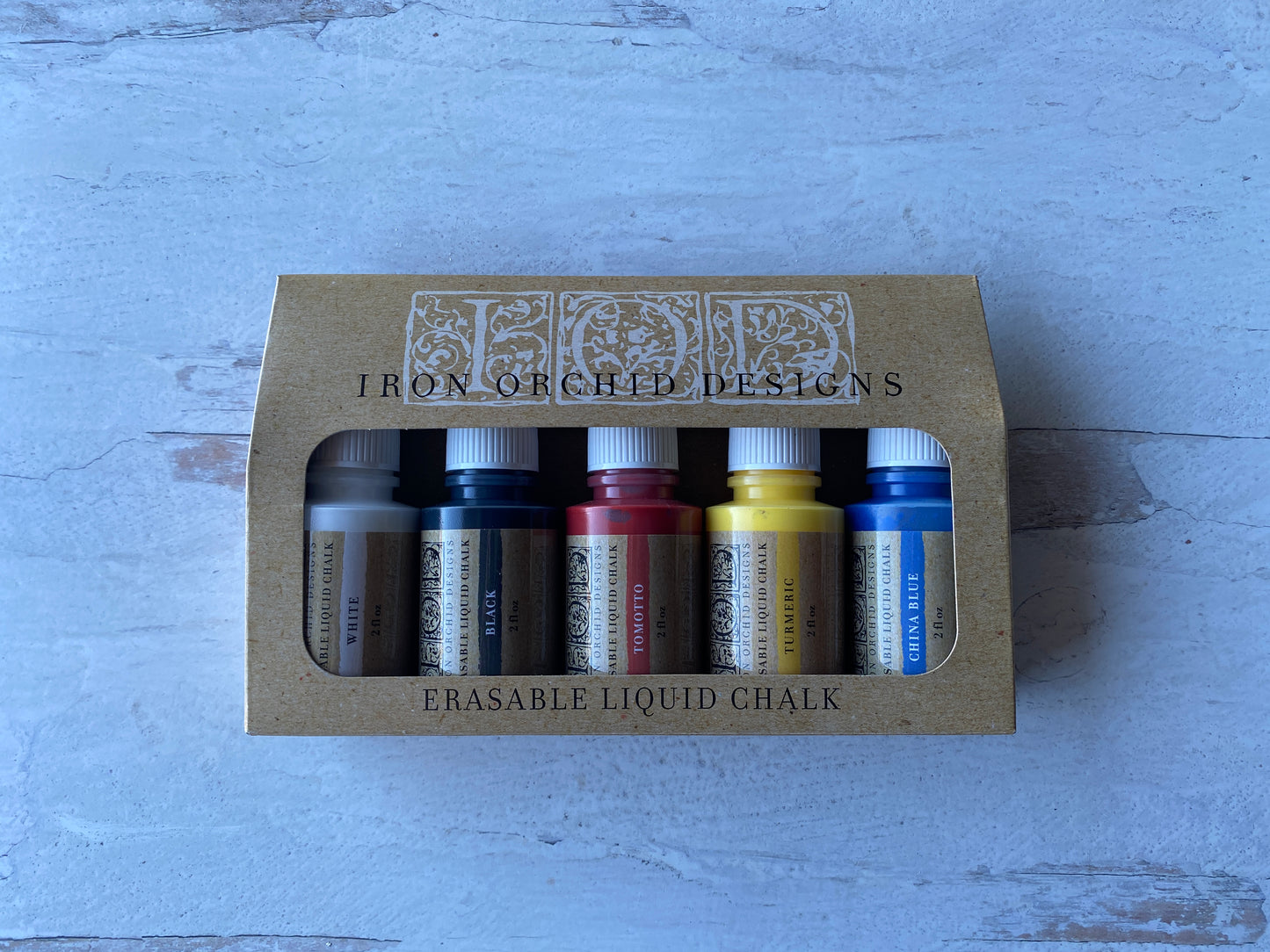 Erasable Liquid Chalk (IOD) Iron Orchid Designs– 5-Color Variety Pack