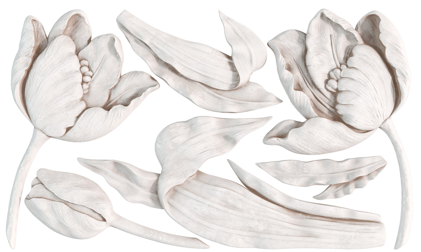 Tulips Mould (IOD) Iron Orchid Designs- 6x10