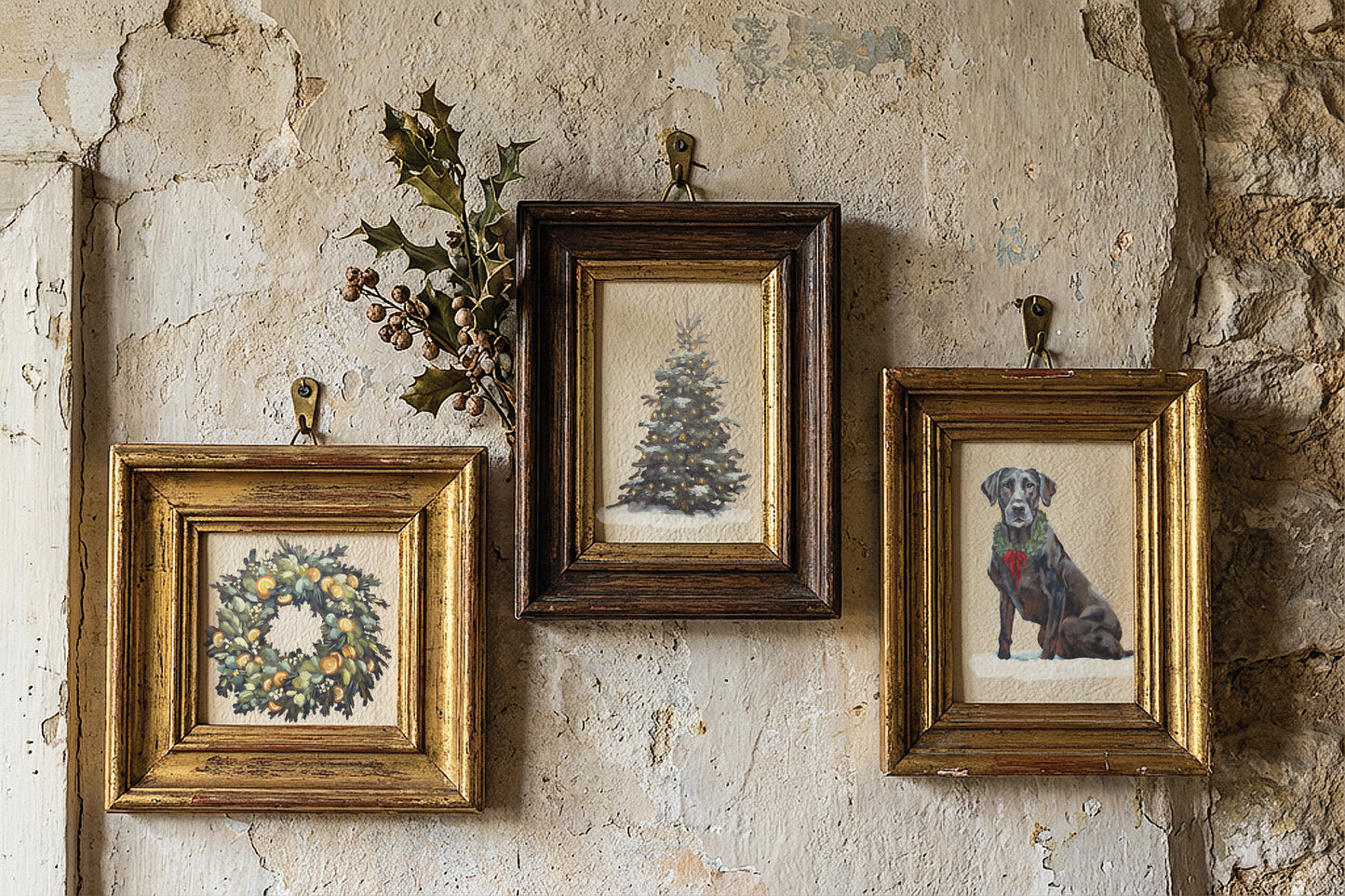 A Cotswold Christmas Transfer – IOD Iron Orchid Designs