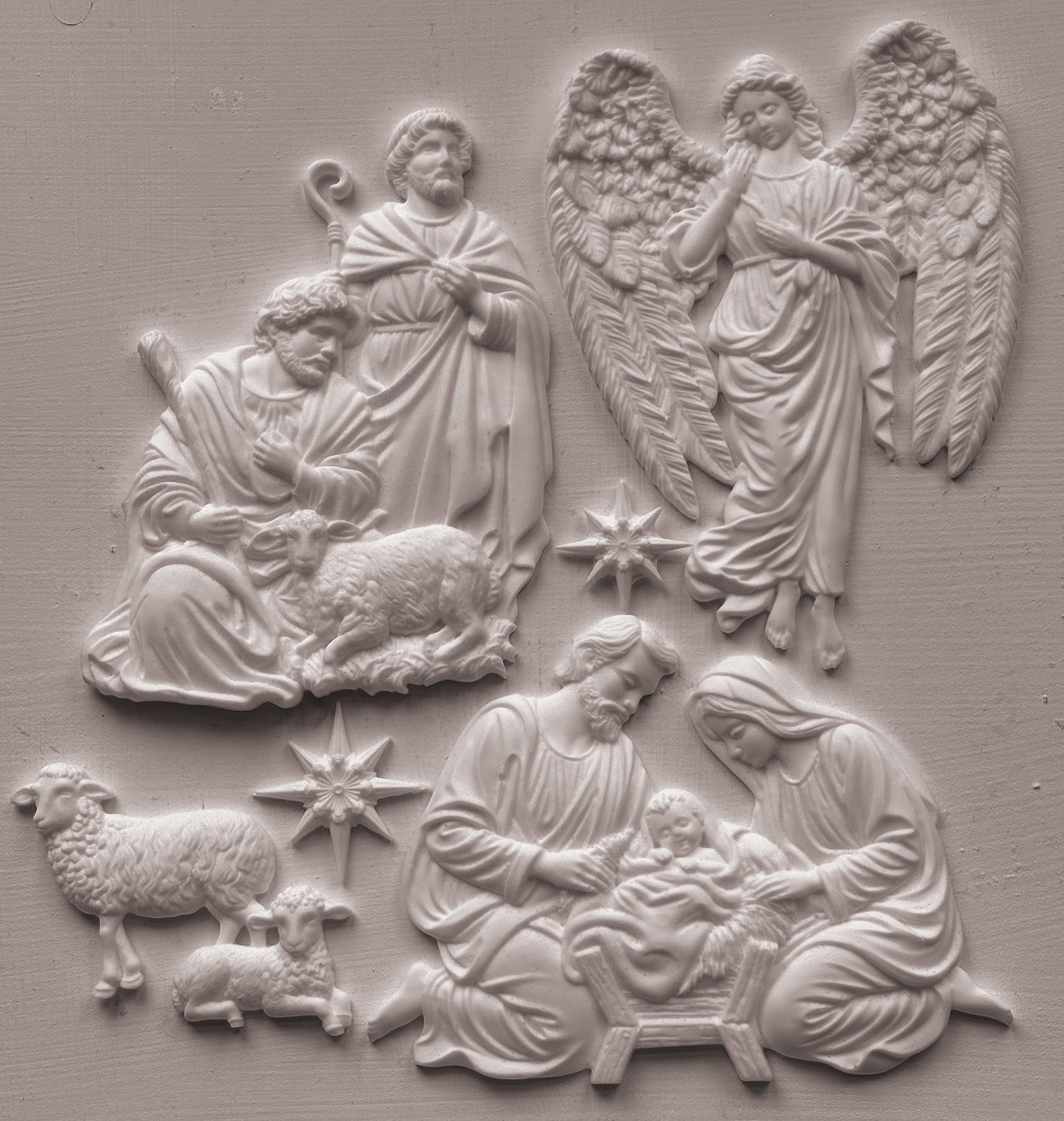 Silent Night Mould (IOD) Iron Orchid Designs – 6x10