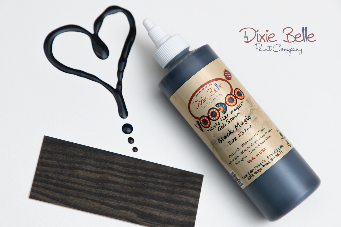 Black Magic- VooDoo Gel Stain – Dixie Belle Paint