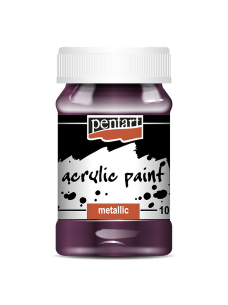 Acrylic Paint Metallic (100 ml)- Pentart