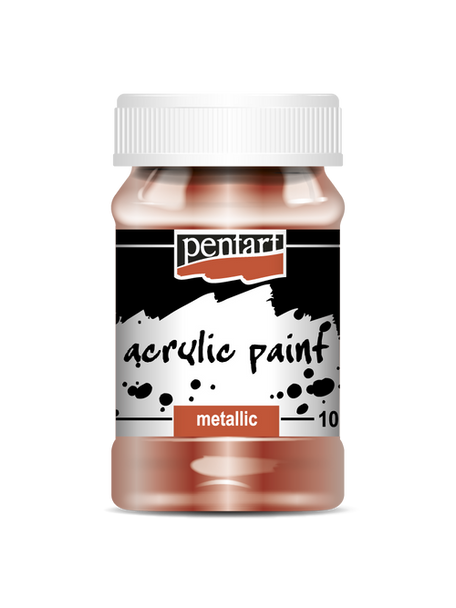 Acrylic Paint Metallic (100 ml)- Pentart
