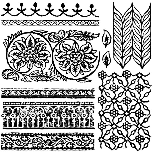 Bohemia Stamp (IOD) Iron Orchid Designs- 12x12