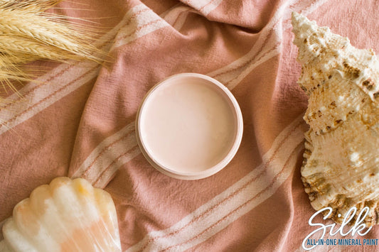 Conch Dixie Belle Silk All-In-One Mineral Paint in soft warm blush pink
