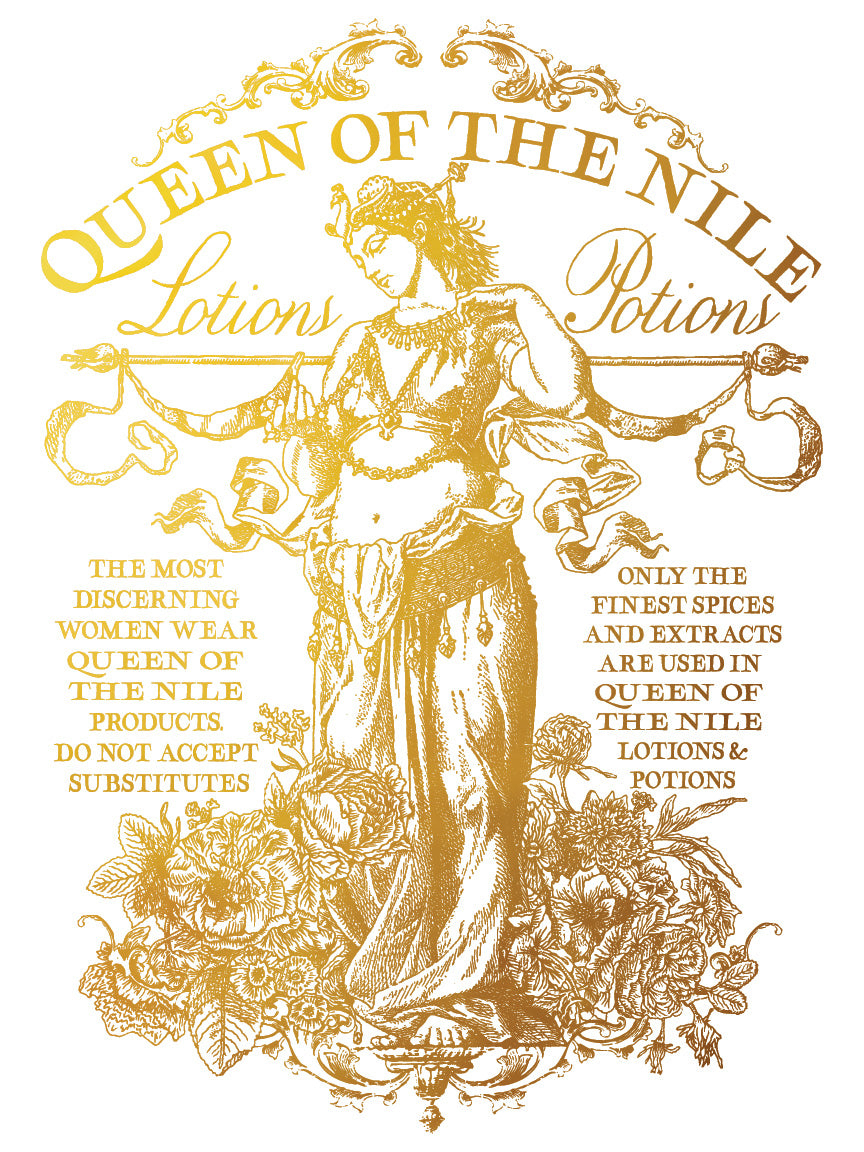 Curated Signage Foil Transfer (IOD) Iron Orchid Designs- 12x16 Pad