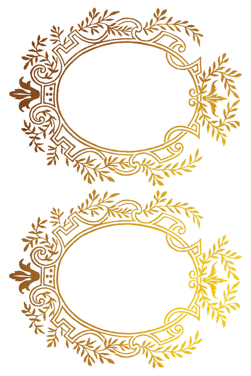 Petits Ornements Foil Transfer (IOD) Iron Orchid Designs- 8x12 Pad