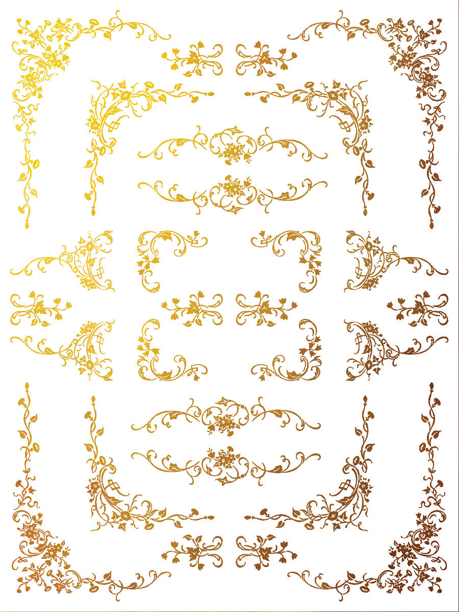 Si Belle Foil Transfer (IOD) Iron Orchid Designs- 12×16 Pad