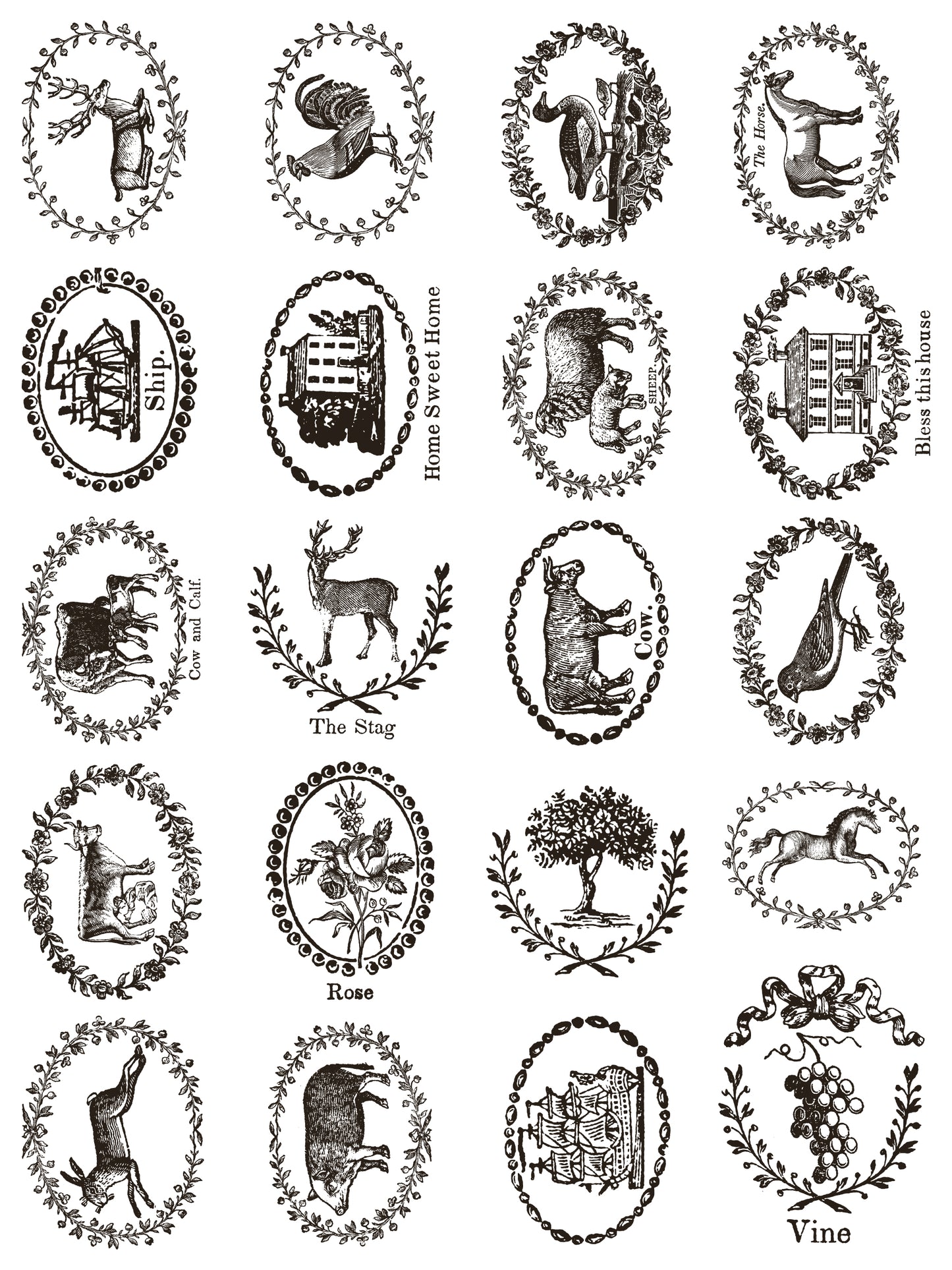 Delft Traditions Noir Paint Inlay (IOD) Iron Orchids Designs- 12×16 Pad