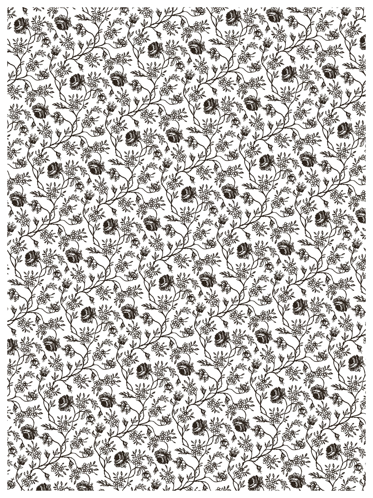 Delft Traditions Noir Paint Inlay (IOD) Iron Orchids Designs- 12×16 Pad
