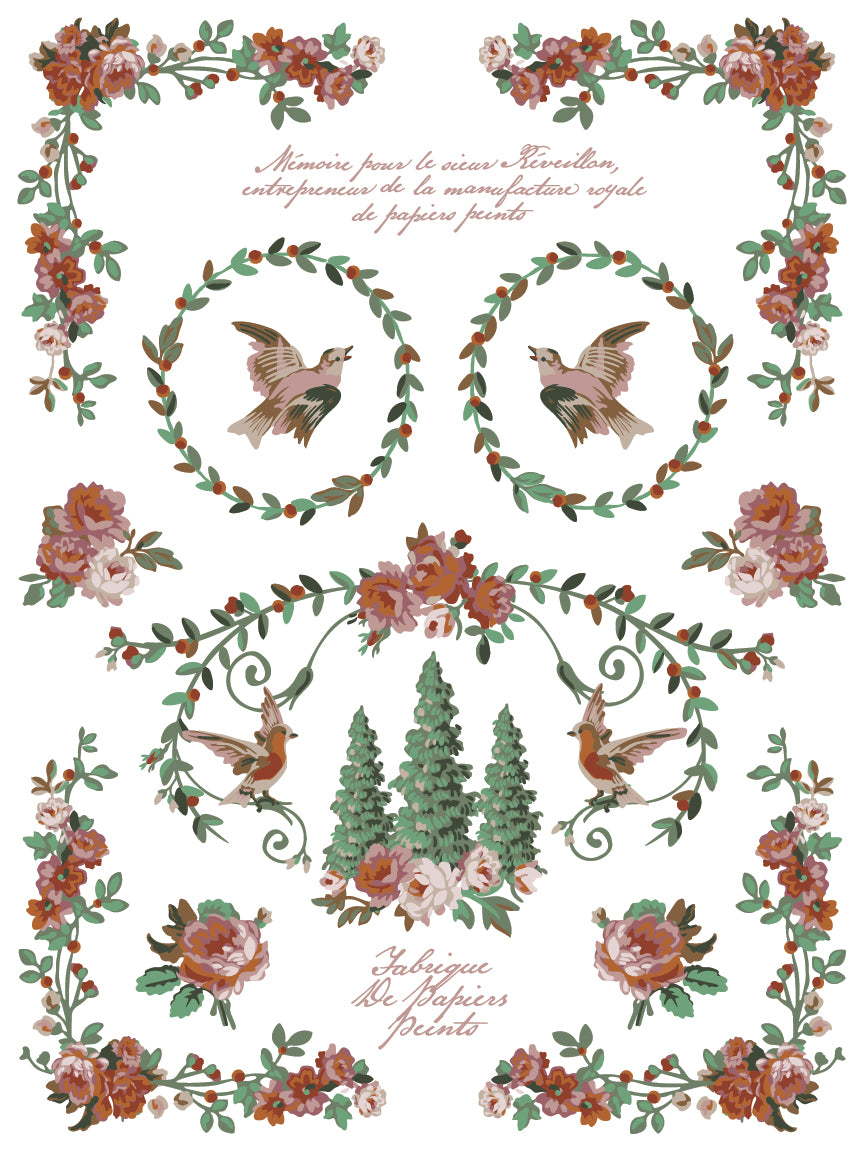 La Folie Paint Inlay (IOD) Iron Orchid Designs– 12×16 Pad