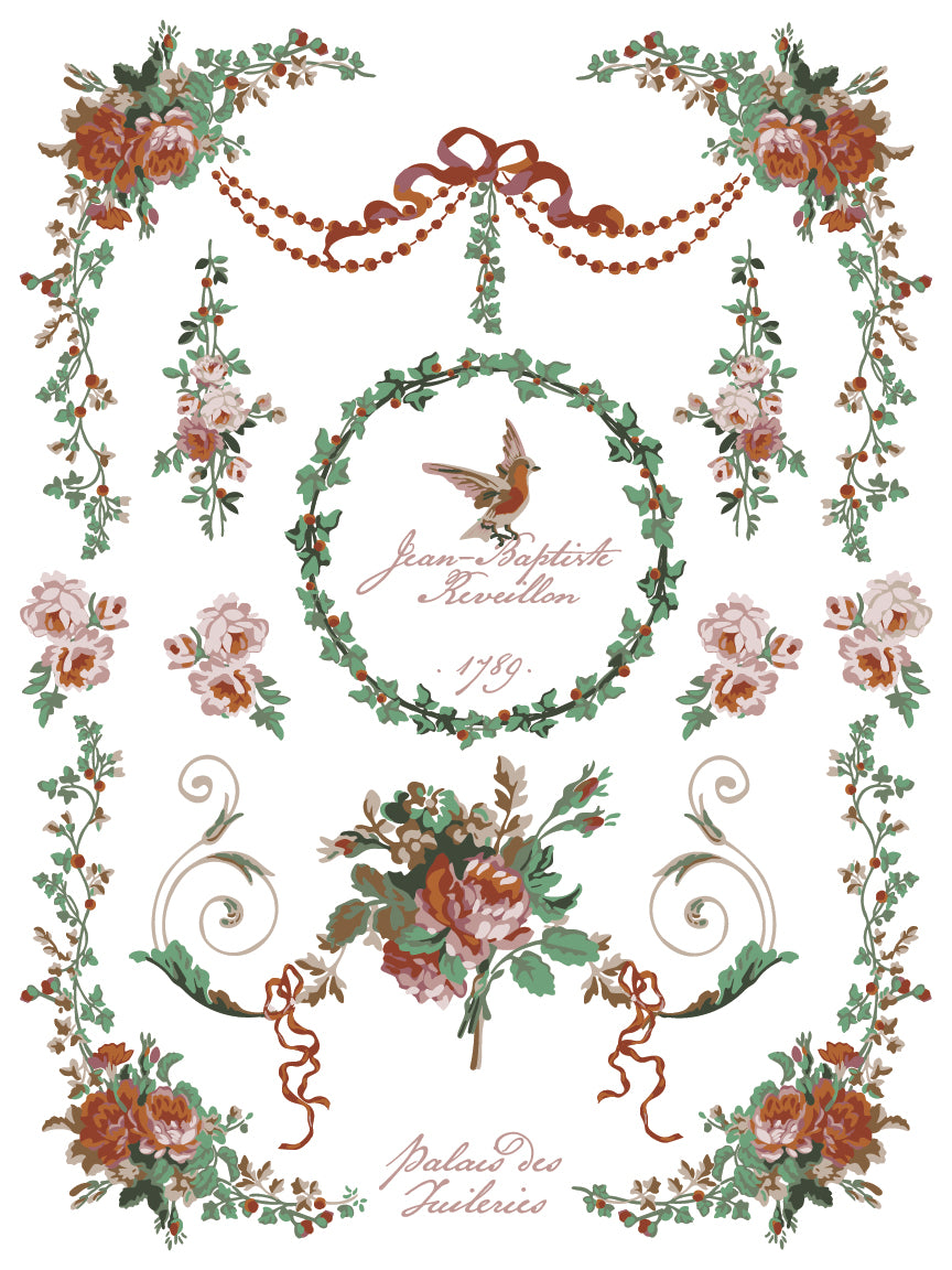 La Folie Paint Inlay (IOD) Iron Orchid Designs– 12×16 Pad
