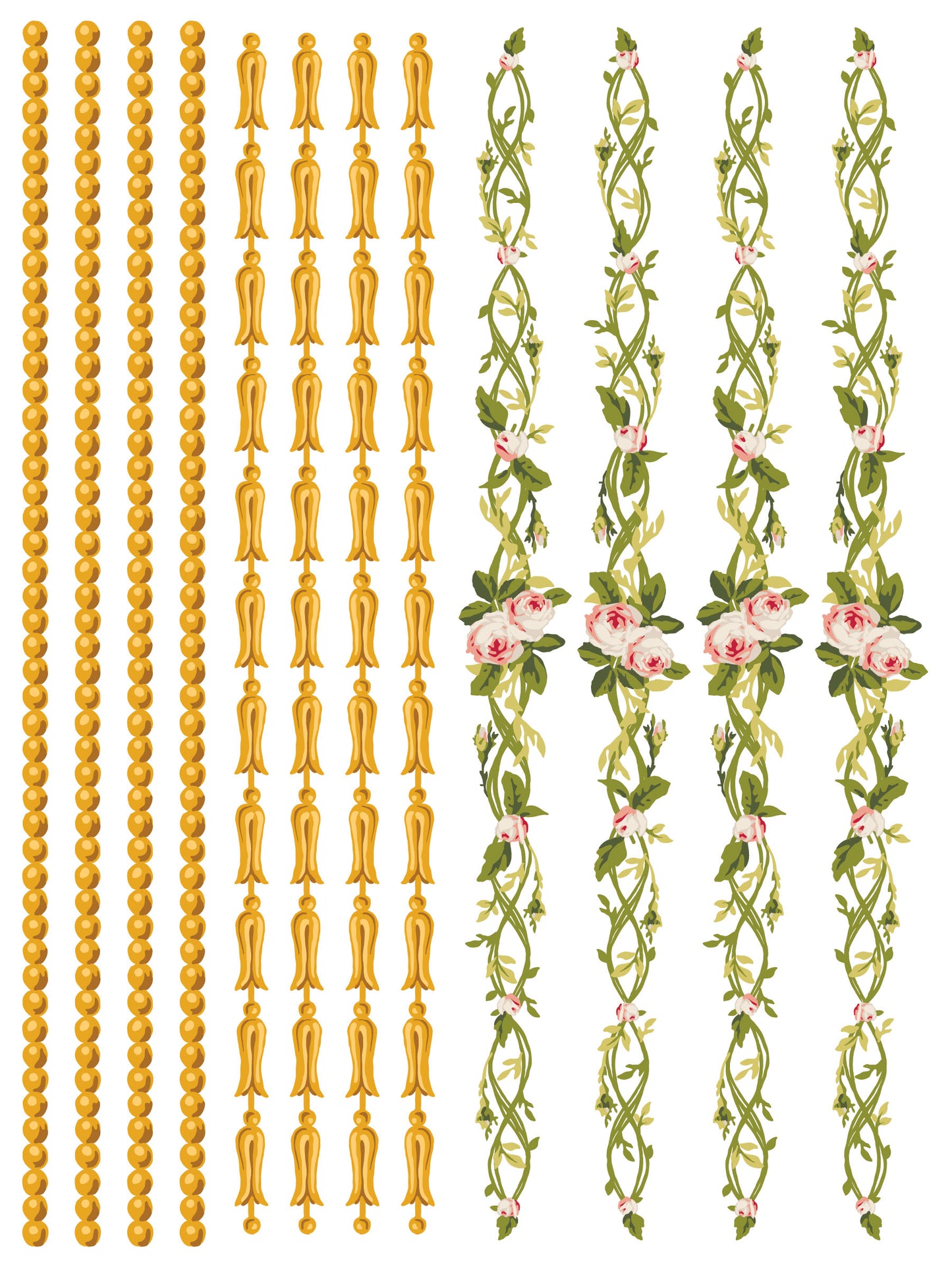Petite Fleur Pink Paint Inlay (IOD) Iron Orchid Designs- 12x16 Pad