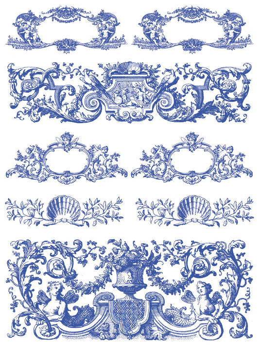 Portofino Paint Inlay (IOD) Iron Orchid Designs- 12x16 Pad