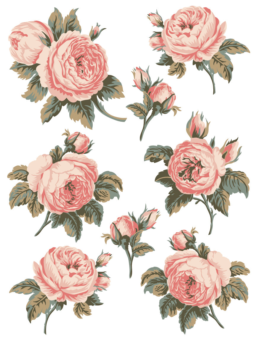 Spring Melody Paint Inlay (IOD) Iron Orchid Designs- 12x16 Pad