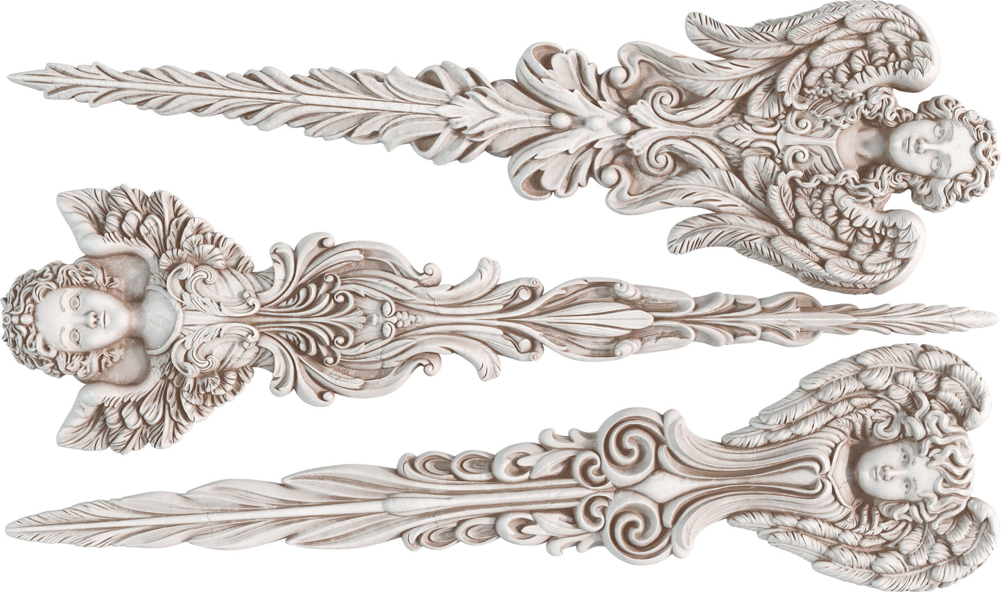 Angelic Tapers Mould (IOD) Iron Orchid Designs- 6x10
