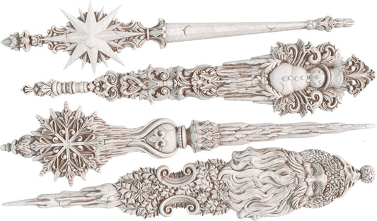 Christmas Tapers Mould (IOD) Iron Orchid Designs- 5x7