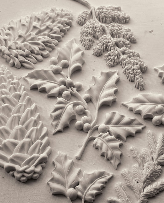 Winter Forage Mould (IOD) Iron Orchid Designs- 6x10