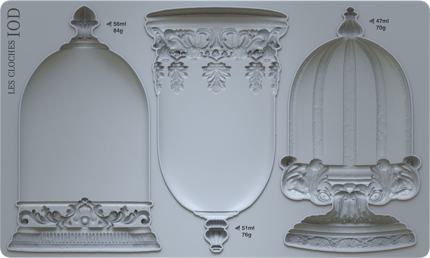 Les Cloches Mould (IOD) Iron Orchid Designs– 6x10