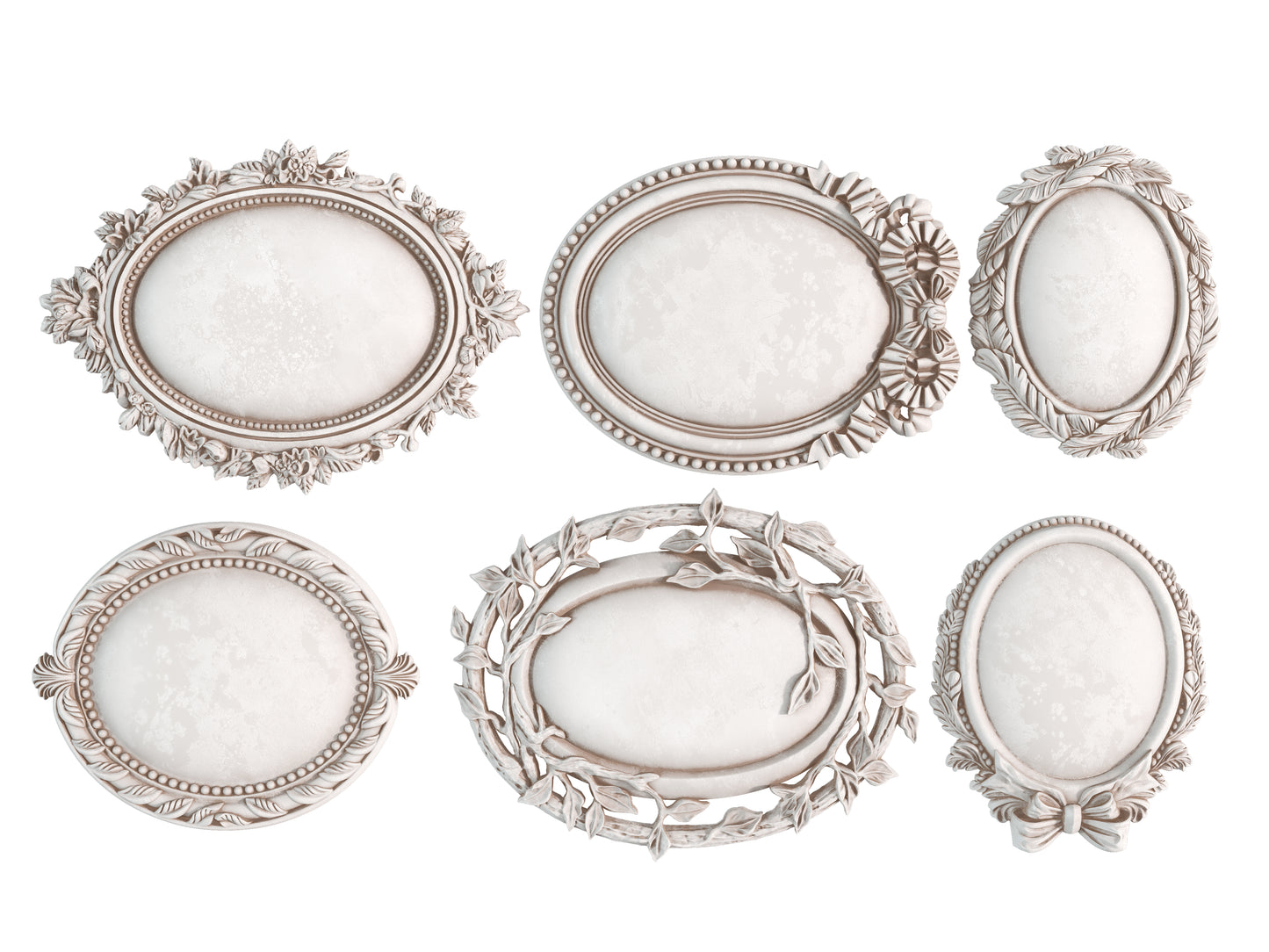 Vintage Brooches Mould (IOD) Iron Orchid Designs- 6x10