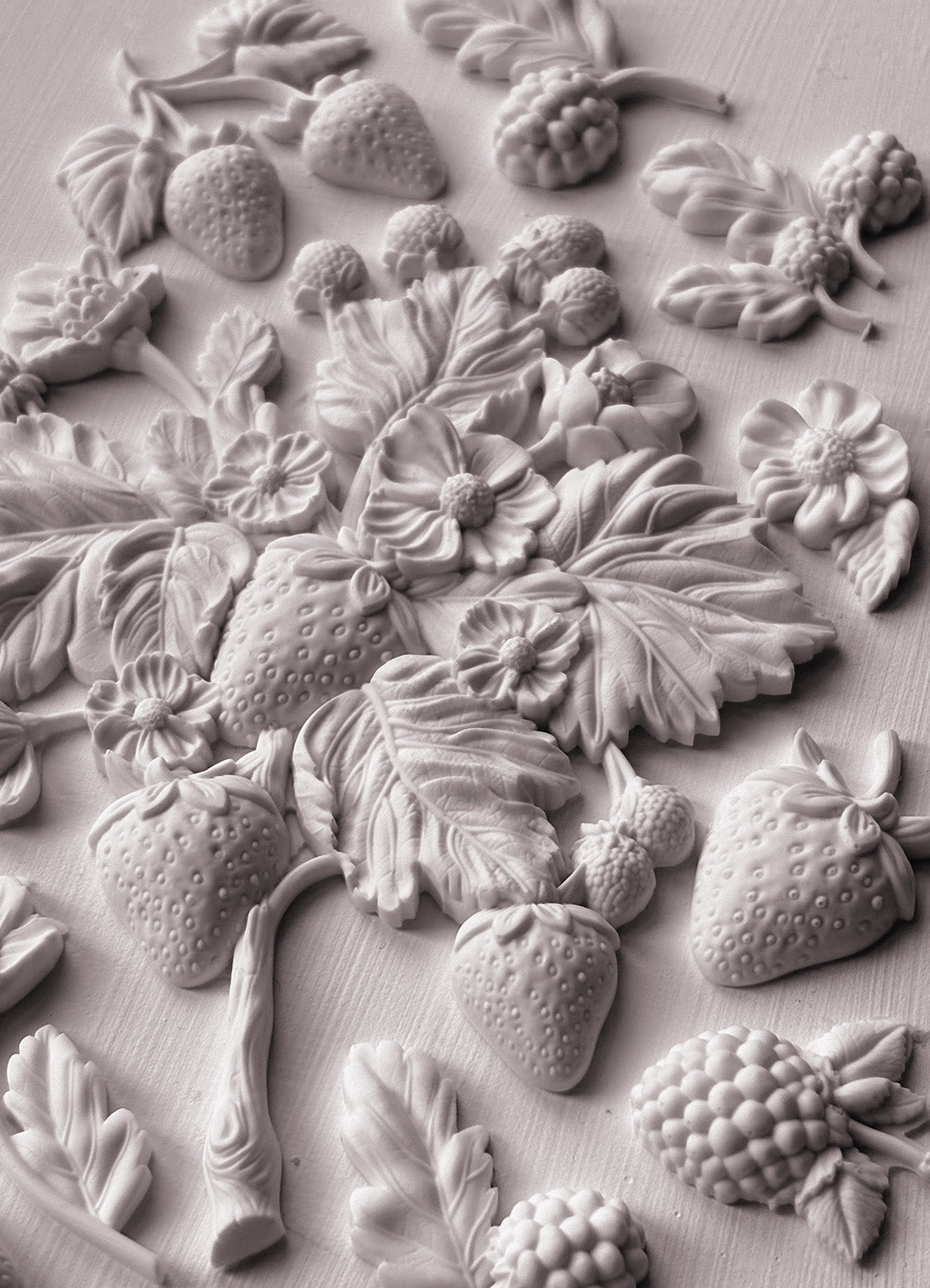 Wild Berries Mould (IOD) Iron Orchid Designs- 6x10