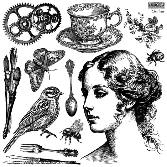 Charlotte Stamp (IOD) Iron Orchid Designs- 12x12