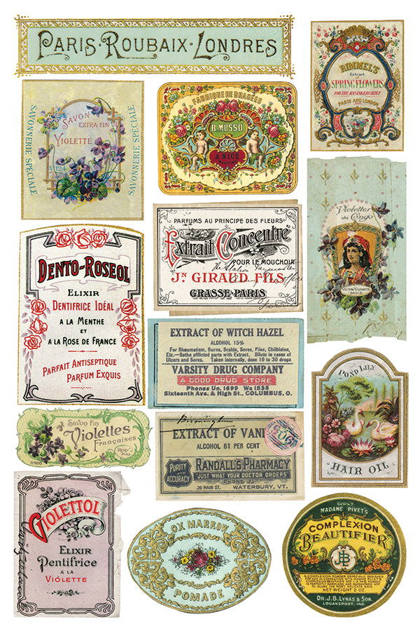 Ephemeral Mélange Transfer Transfer (IOD) Iron Orchid Designs- 8×12 Pad™