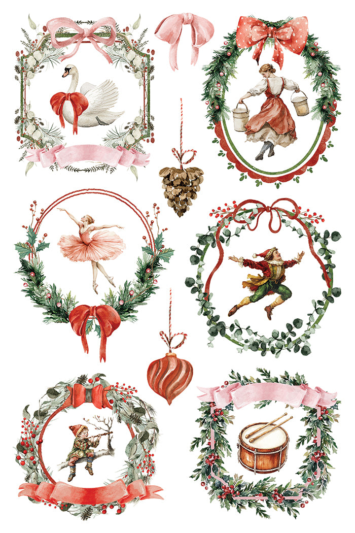 Partridge Lane Transfer (IOD) Iron Orchid Designs- 8x12 Pad