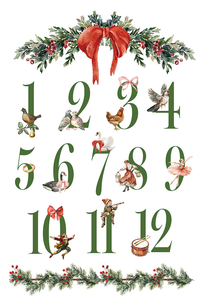 Partridge Lane Transfer (IOD) Iron Orchid Designs- 8x12 Pad