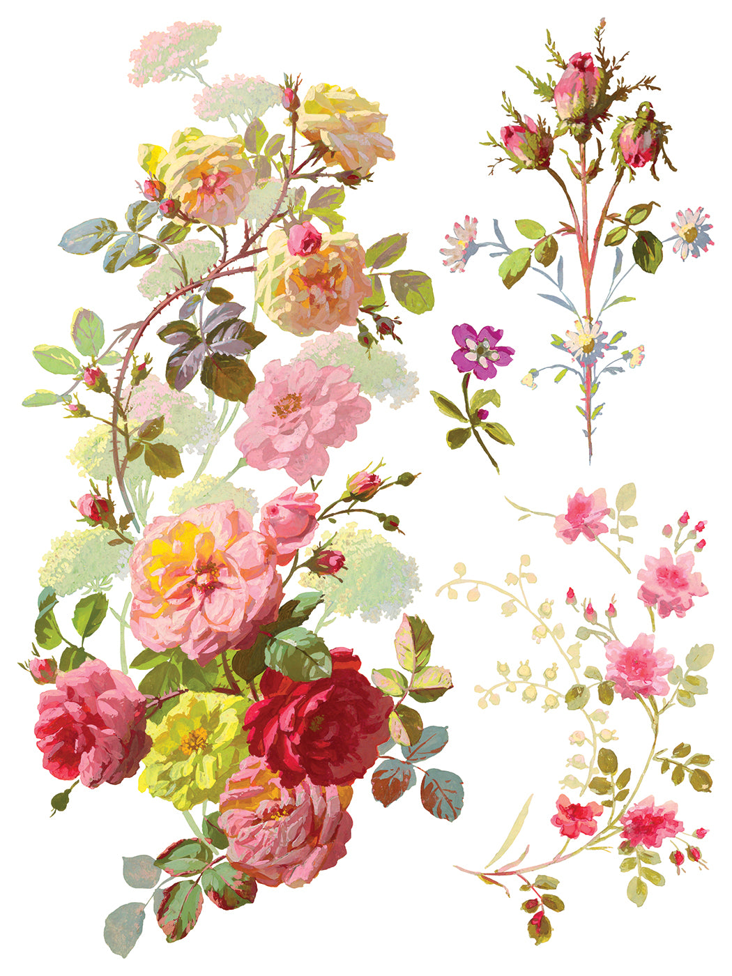 Saint Germain Transfer (IOD) Iron Orchid Designs- 12x16