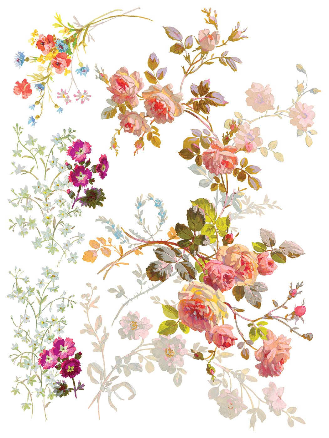 Saint Germain Transfer (IOD) Iron Orchid Designs- 12x16