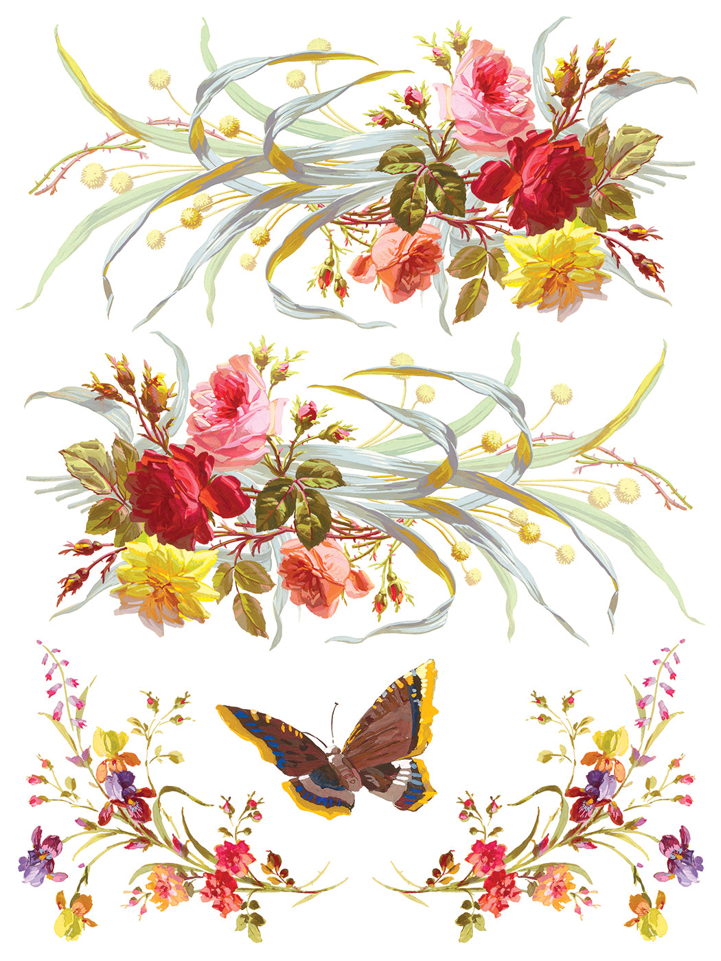 Saint Germain Transfer (IOD) Iron Orchid Designs- 12x16