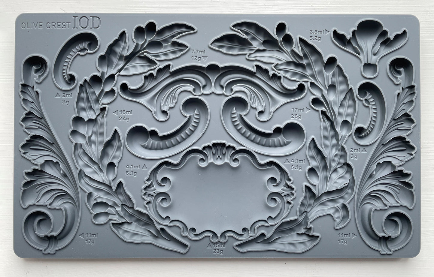 Olive Crest Mould (IOD) Iron Orchid Designs– 6x10