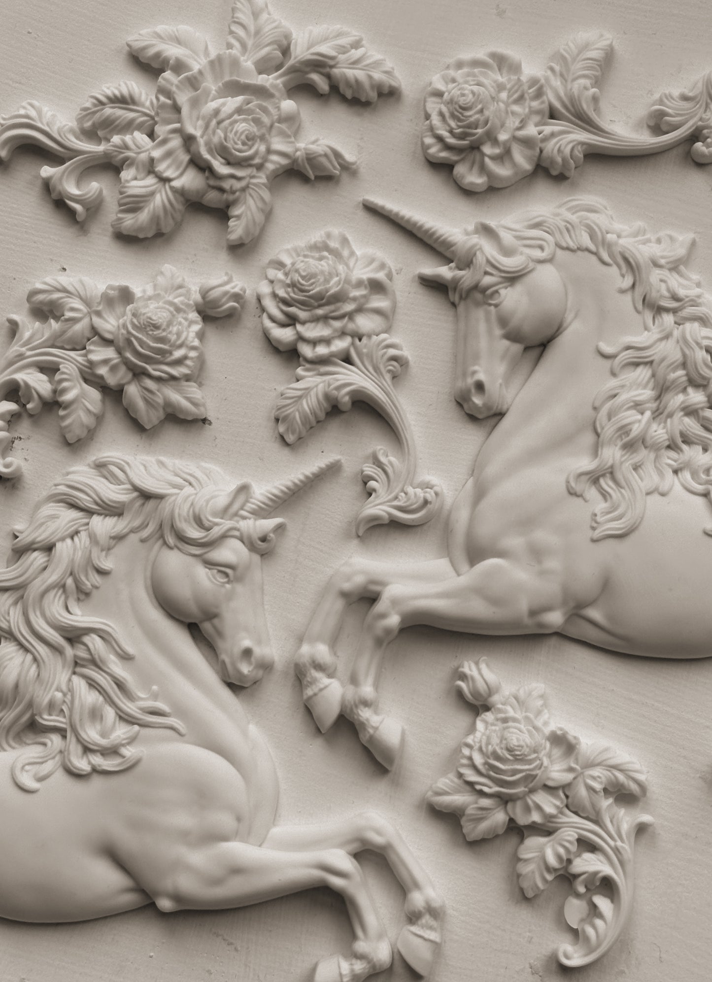 Unicorns Mould (IOD) Iron Orchid Designs- 6x10