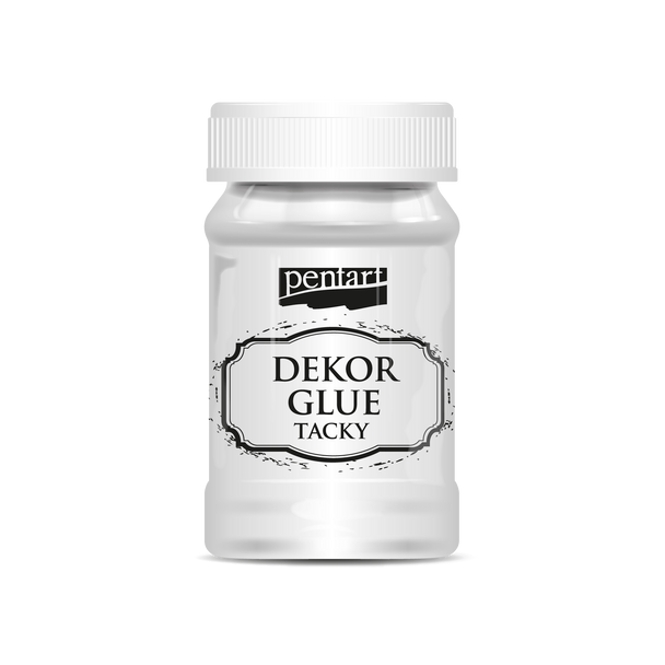 Pentart Dekor Glue Tacky 100ml jar
