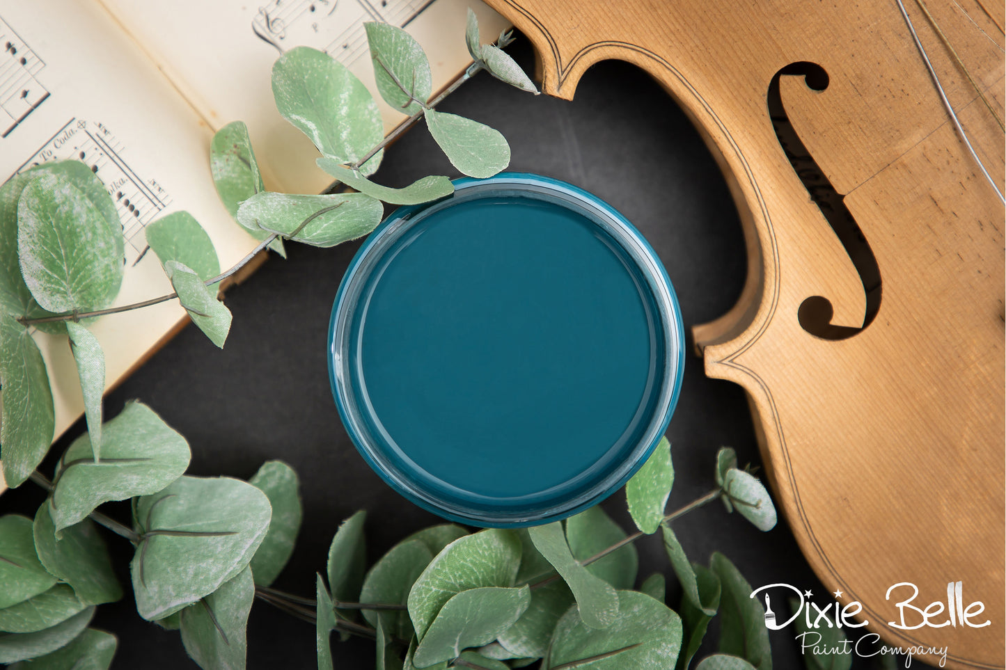 Dixie Belle Antebellum Blue Chalk Mineral Paint teal blue furniture paint for DIY projects