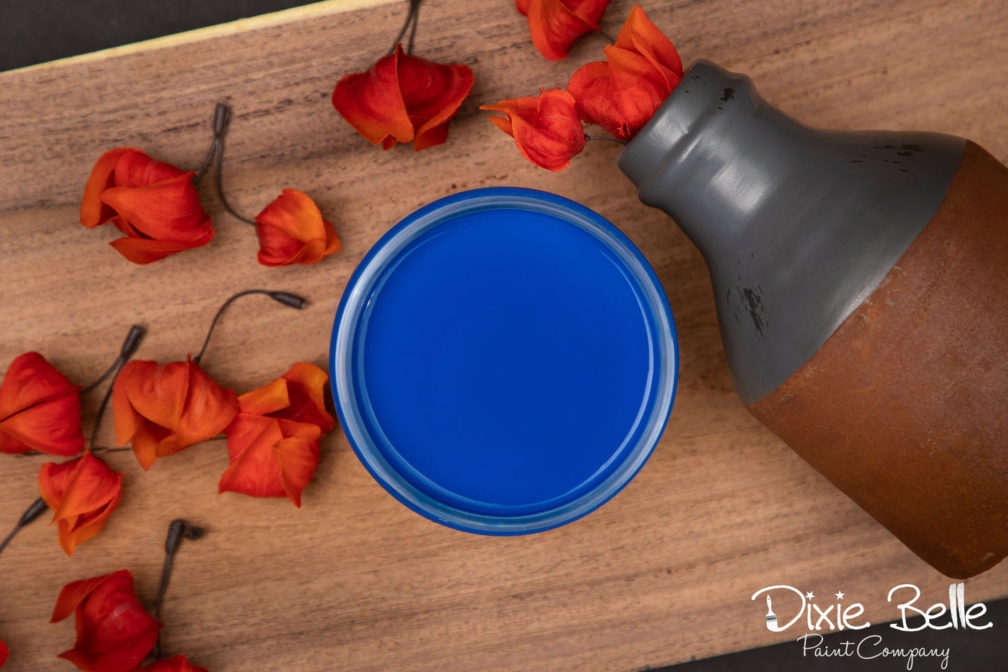 Dixie Belle Cobalt Blue Chalk Mineral Paint for furniture makeovers, cabinets, and creative DIY painting projects