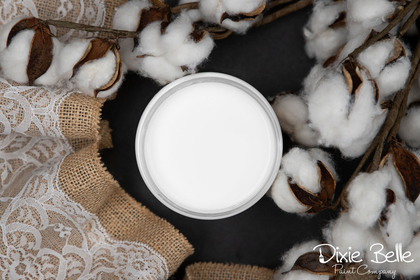 Dixie Belle Cotton Chalk Mineral Paint in soft white furniture paint for farmhouse and DIY furniture makeovers