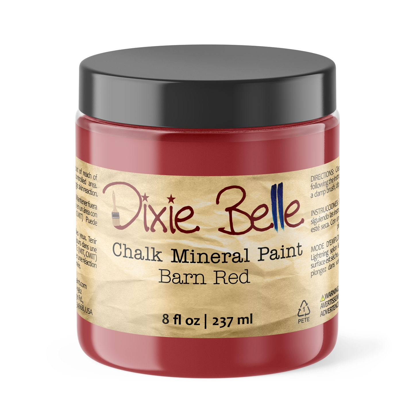 DIY furniture makeover using Dixie Belle red chalk paint 8oz