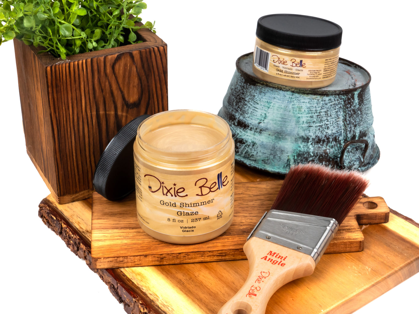 Gold Shimmer Glaze – Dixie Belle Paint