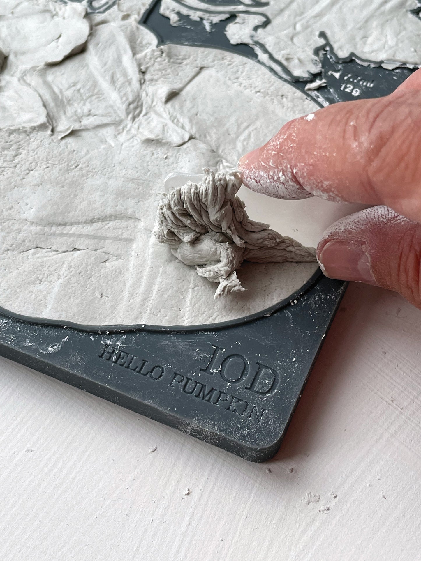 Hello Pumpkin Mould (IOD) Iron Orchid Designs- 6x10