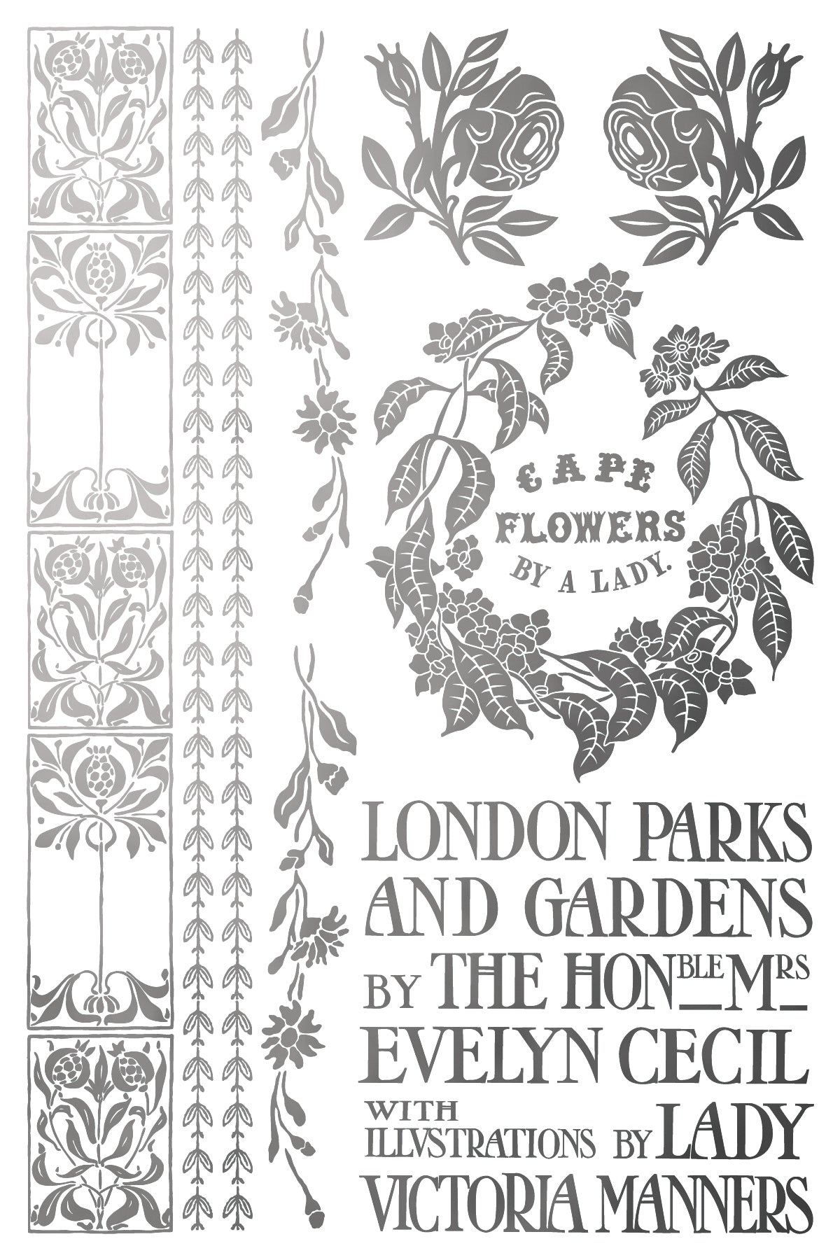 Athenaeum Foil Transfer (IOD) Iron Orchid Designs- 8x12 Pad