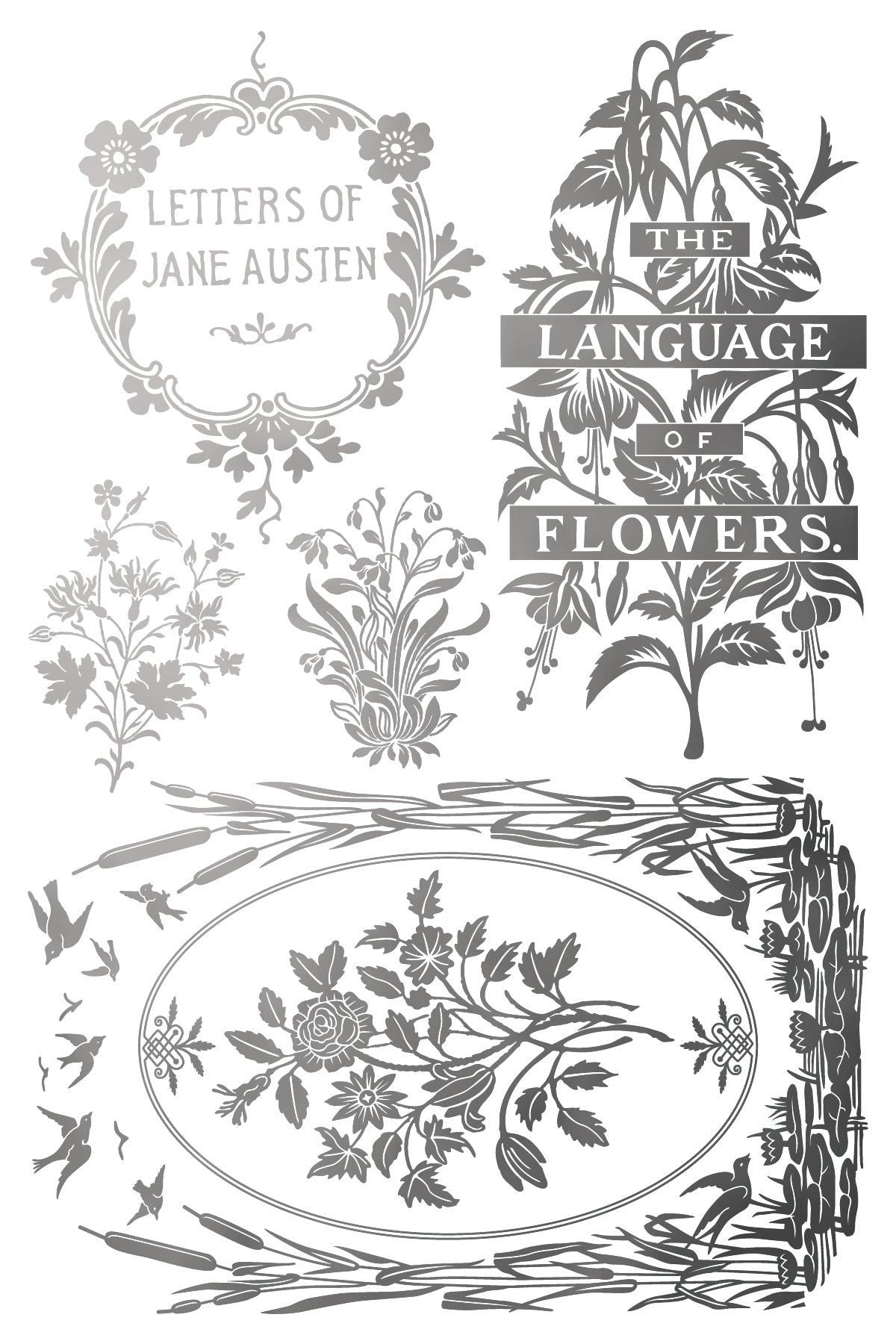 Athenaeum Foil Transfer (IOD) Iron Orchid Designs- 8x12 Pad