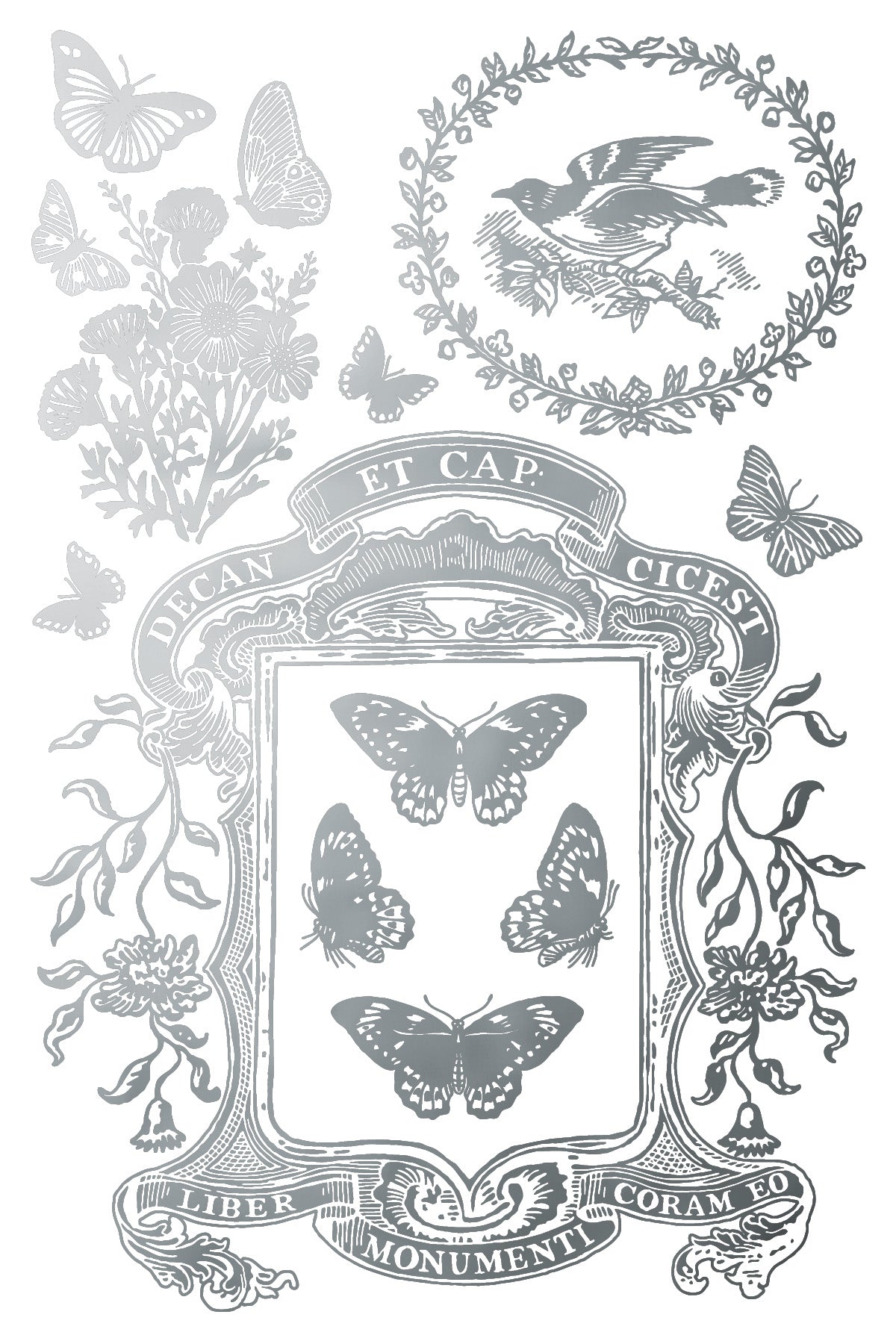 Papillon Foil Transfer (IOD) Iron Orchid Designs- 8x12 Pad™