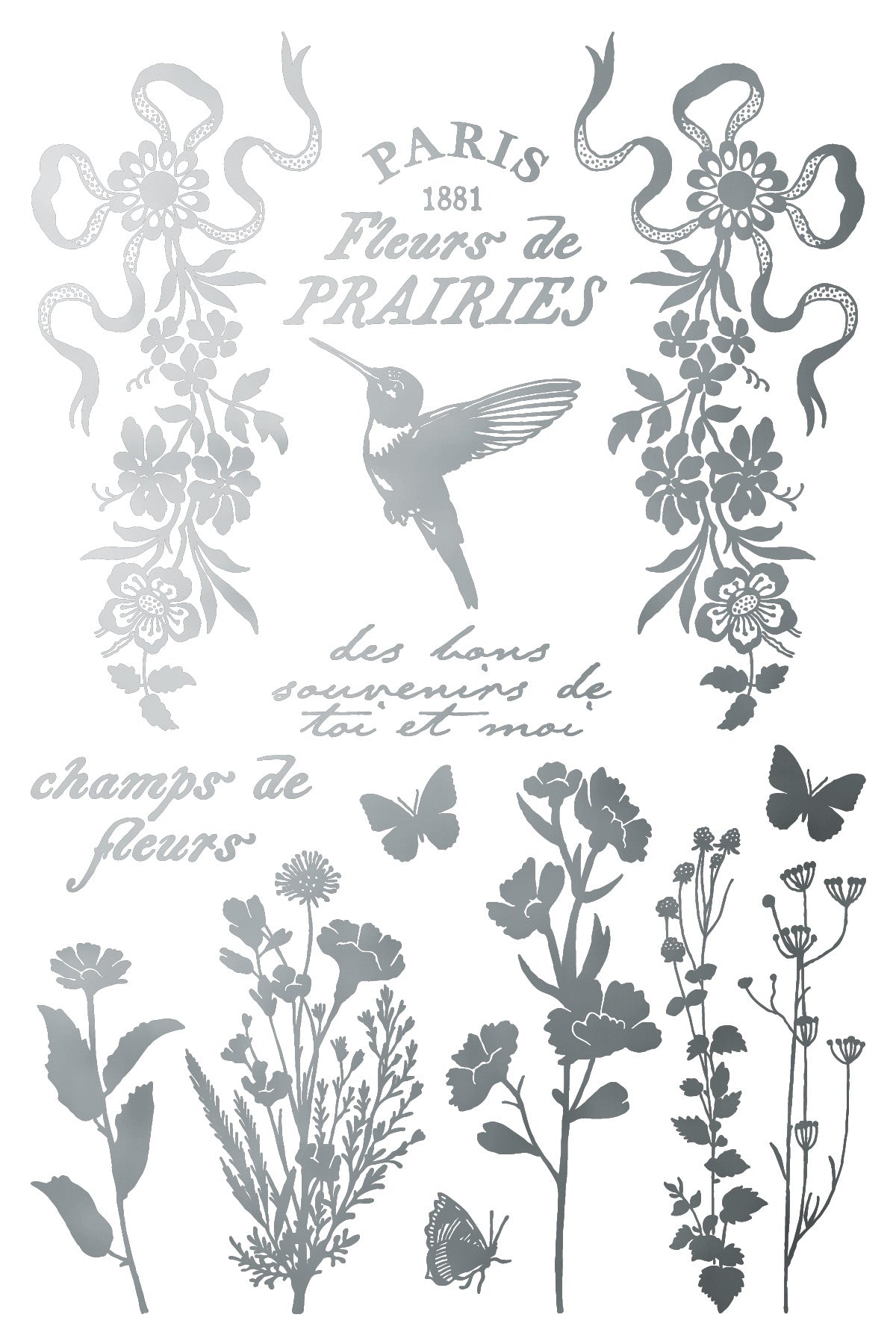 Papillon Foil Transfer (IOD) Iron Orchid Designs- 8x12 Pad™