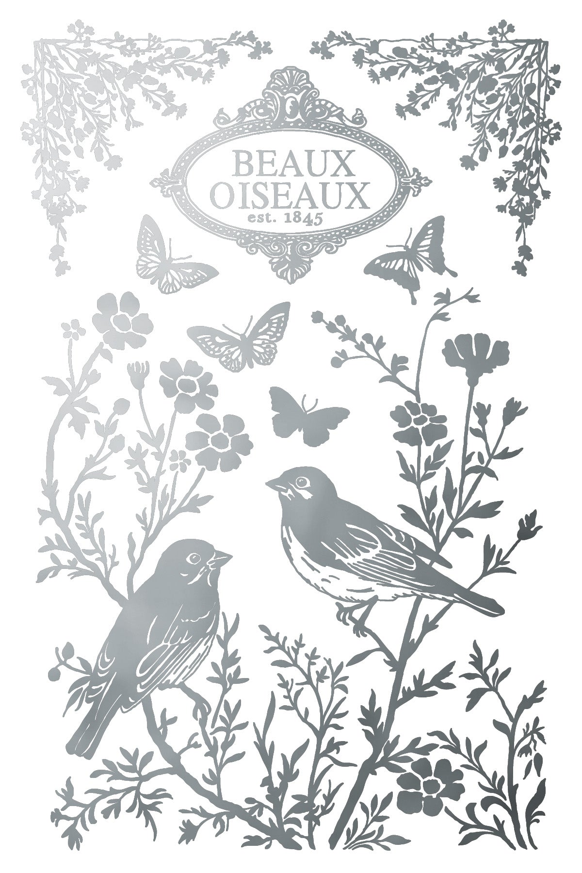 Papillon Foil Transfer (IOD) Iron Orchid Designs- 8x12 Pad™