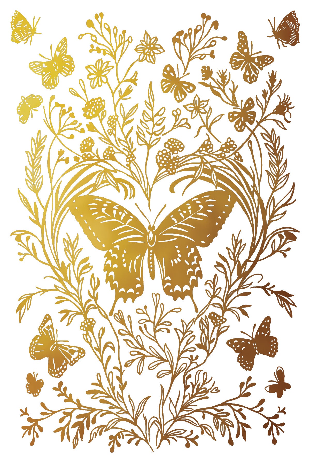 Papillon Foil Transfer (IOD) Iron Orchid Designs- 8x12 Pad™